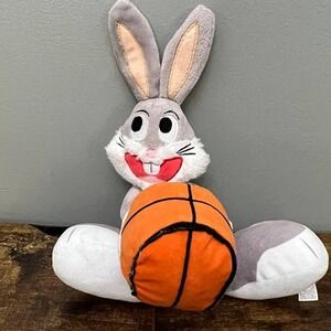 Bugs Bunny Space Jam A New Legacy Tune Squad Plush Basketball BARK Looney Tunes